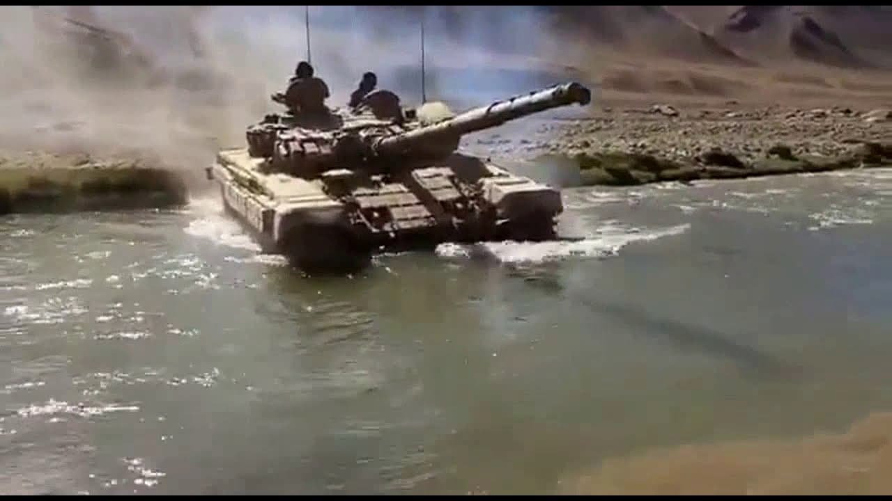 tank, army, soldiers, jawans, indian army, ladakh, t-72 tank, war tank